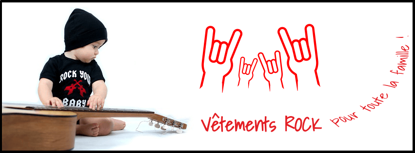 family in black vêtements rock