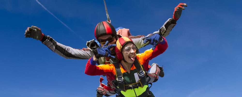 saut en parachute avec Cap Adrénaline