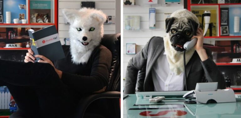 masques halloween loup et carlin cadeaux maestro