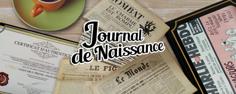 Découvrez le journal de naissance