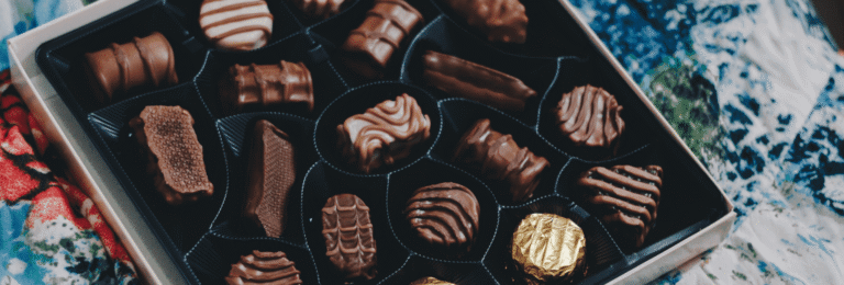 Bandeau chocolat pour la saint valentin