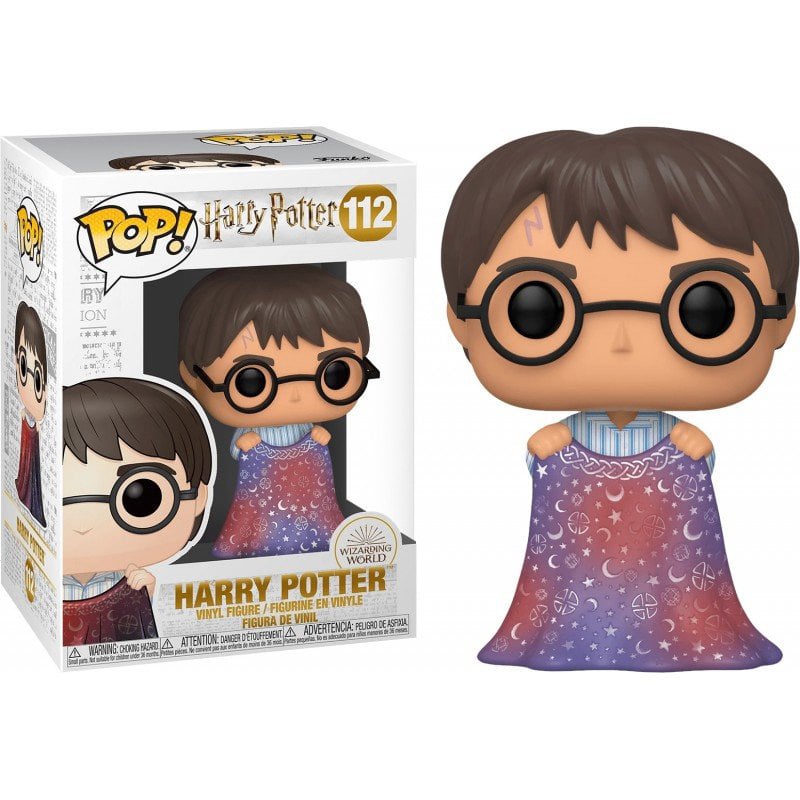 Figurine Funko Pop - Harry Potter - Harry Potter avec sa cape d'invisibilité n°112