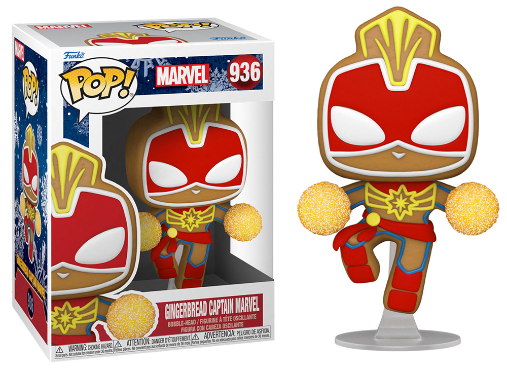 Figurine - Funko Pop! n°936 - Marvel - Captain Marvel Pain d'épices