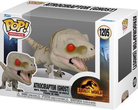 Figurine - Funko Pop! n°1205 - Jurassic World - Atrociraptor (Ghost)