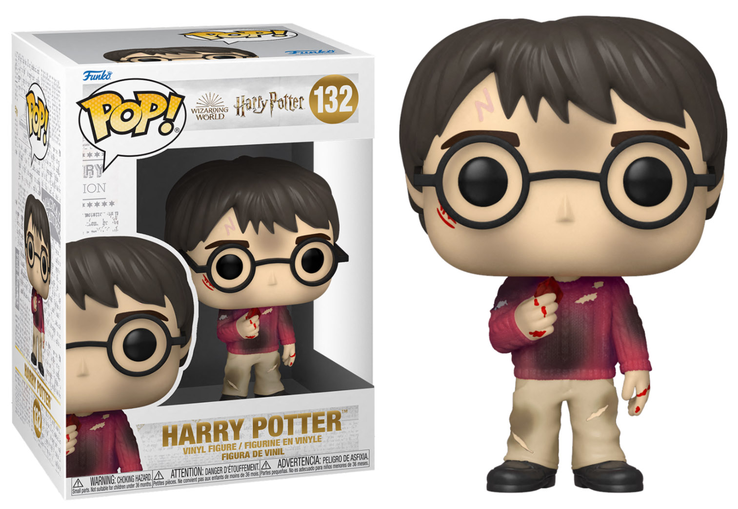 Figurine Funko Pop - Harry Potter - Harry avec la pierre philosophale n°132