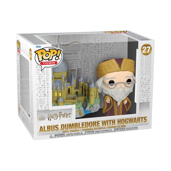 Figurine - Funko Pop! n°27 - Harry Potter - Albus Dumbledore with Hogwarts