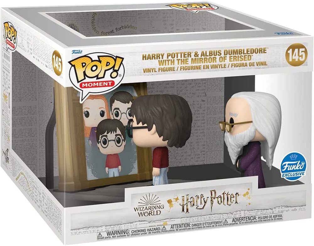Figurine - Funko Pop! n°145 - Harry Potter - Harry Potter et Albus Dumbledore avec le miroir du Rised