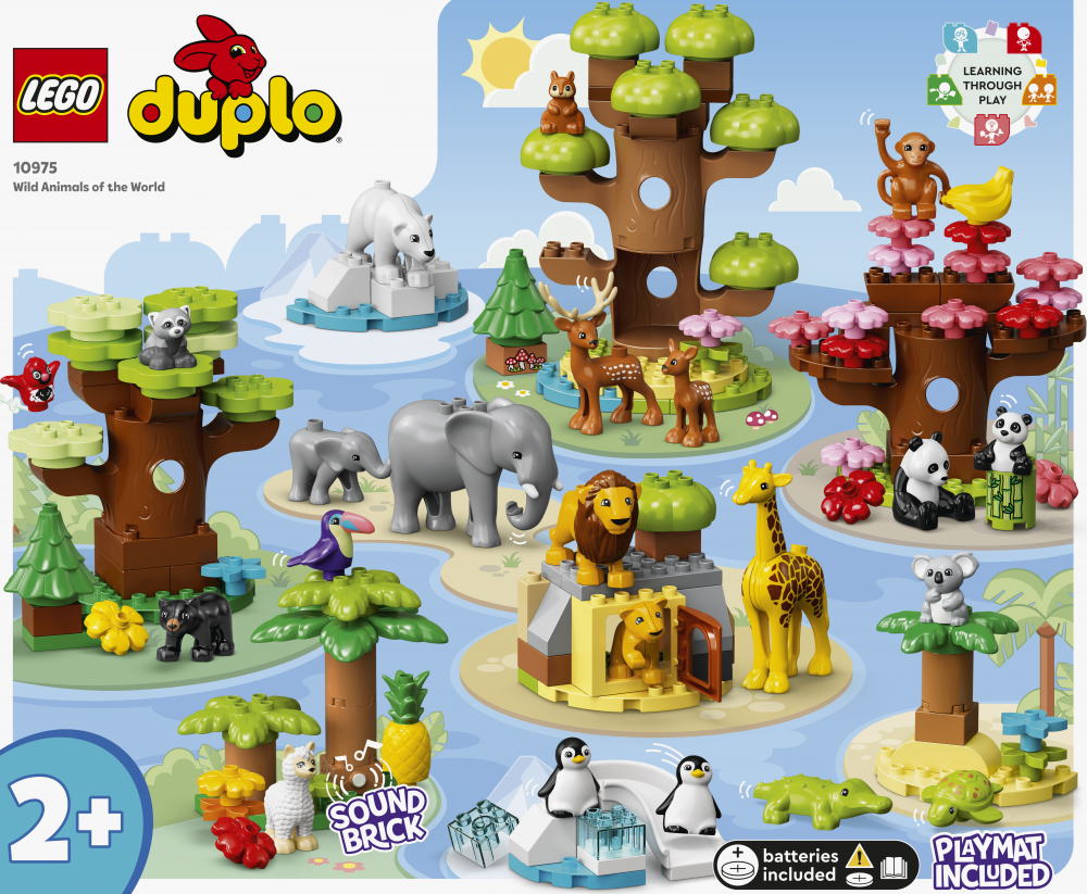 Animaux sauvages du monde - LEGO® DUPLO® Wild Animals - 10975