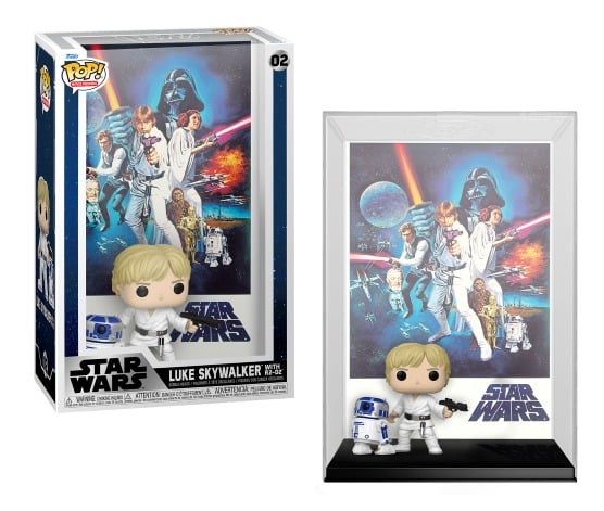 Figurine Funko Poster - Star Wars IV : Un Nouvel Espoir - Luke Skywalker avec R2-D2 n°02