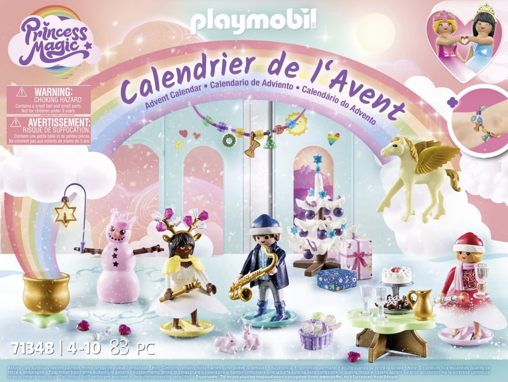 Calendrier de l'Avent - Arc-en-ciel - Playmobil® Les princesses - 71348