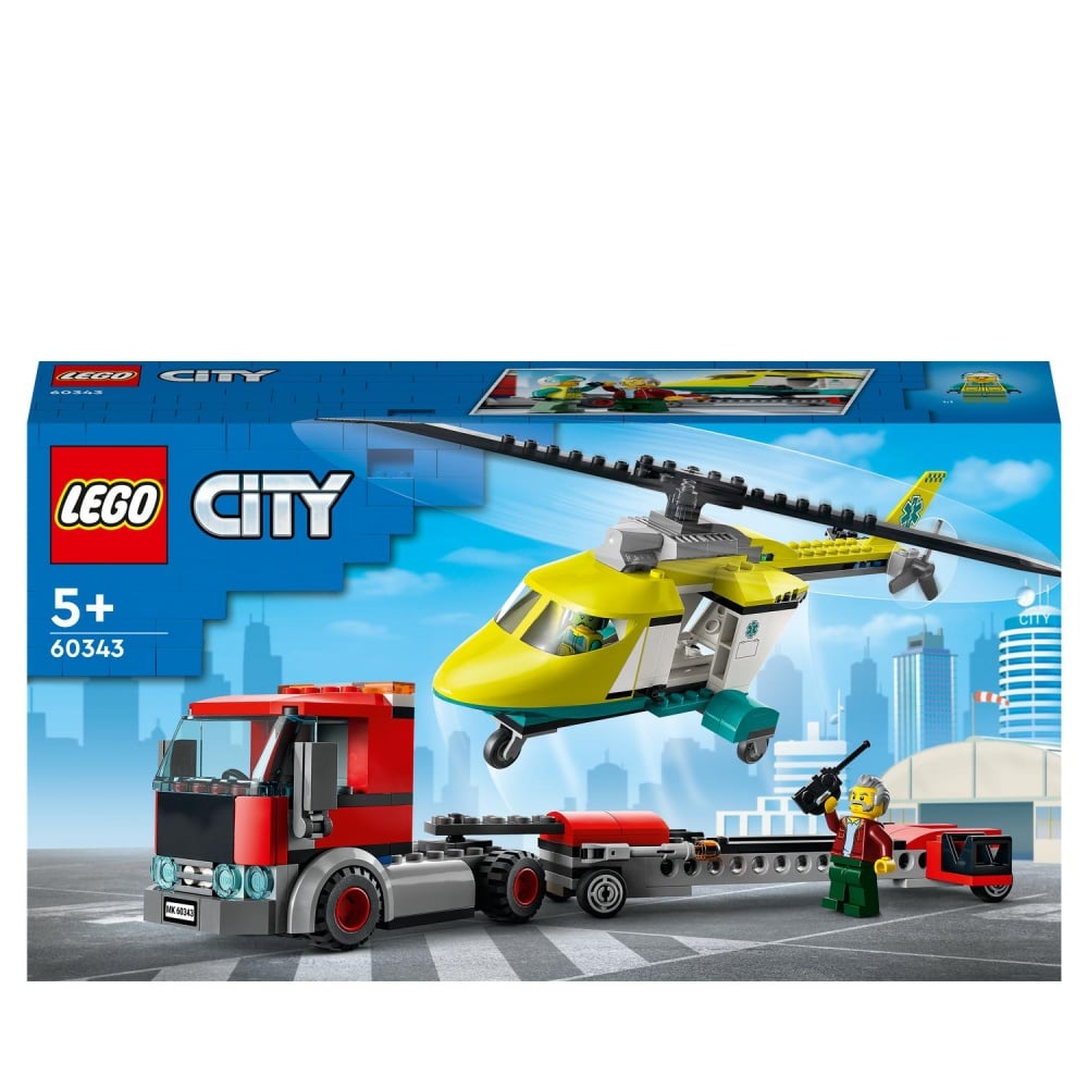 Le transport de l’hélicoptère de secours - LEGO® City - 60343