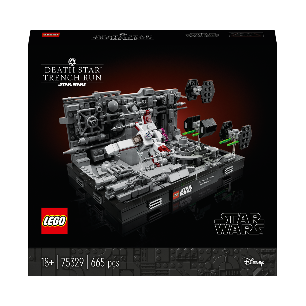 Diorama de la poursuite dans les tranchées de l’Étoile de la Mort - LEGO® Star Wars - 75329