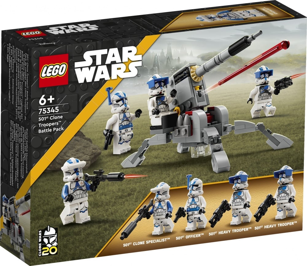 Pack de combat des Clone Troopers™ de la 501ème légion - LEGO® Star Wars™ - 75345