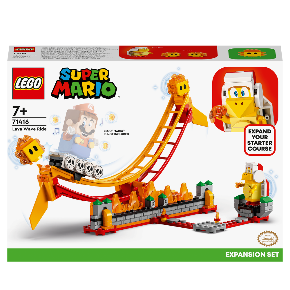 Ensemble d'extension Le manège de la vague de lave - LEGO® Mario - 71416