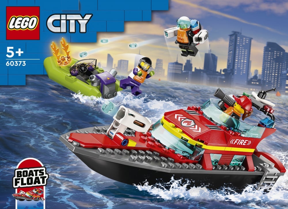 Le bateau de sauvetage des pompiers - LEGO® City - 60373