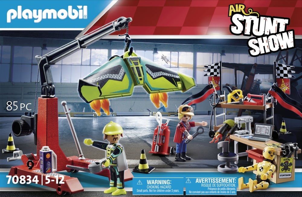 Atelier de réparation - Playmobil® - Air Stuntshow - 70834