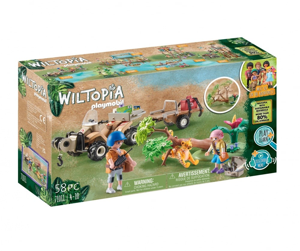 Quad de secours pour animaux - Playmobil® Wiltopia - 71011