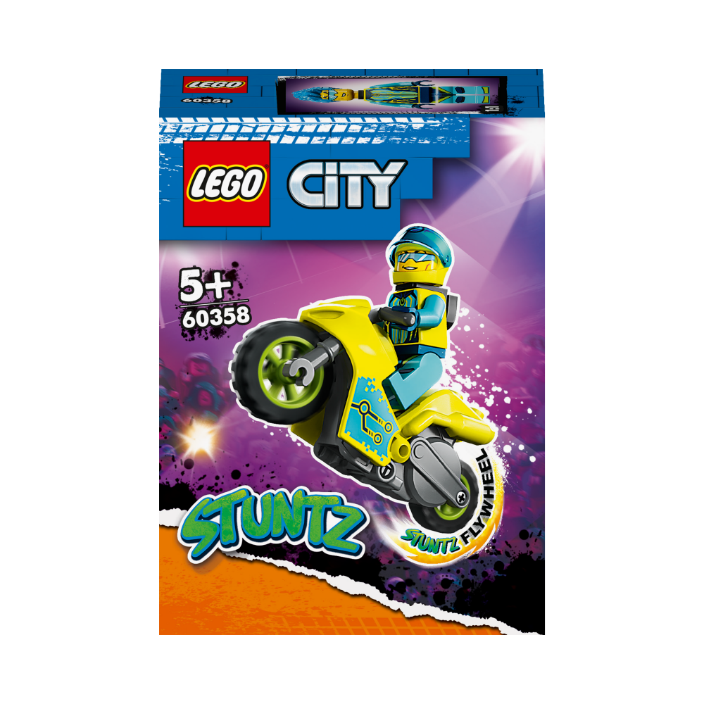La cyber moto de cascade - LEGO® City - 60358