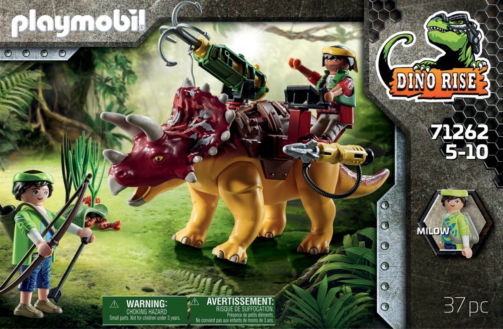 Tricératops et soldats - Playmobil® - 71262