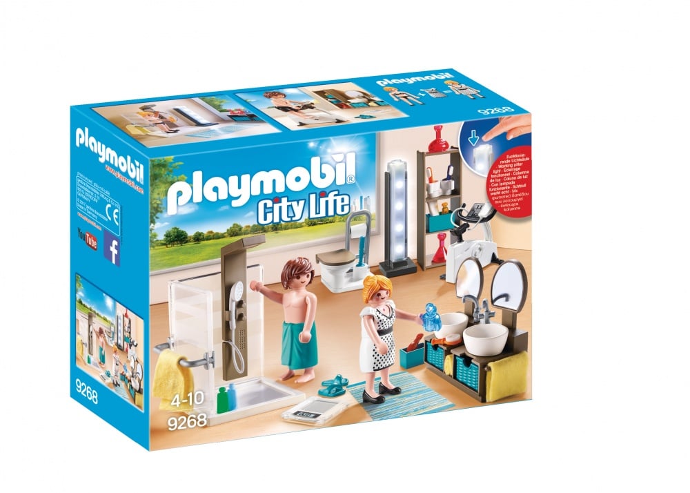 Salle de bain avec douche - Playmobil® - City Life - 9268