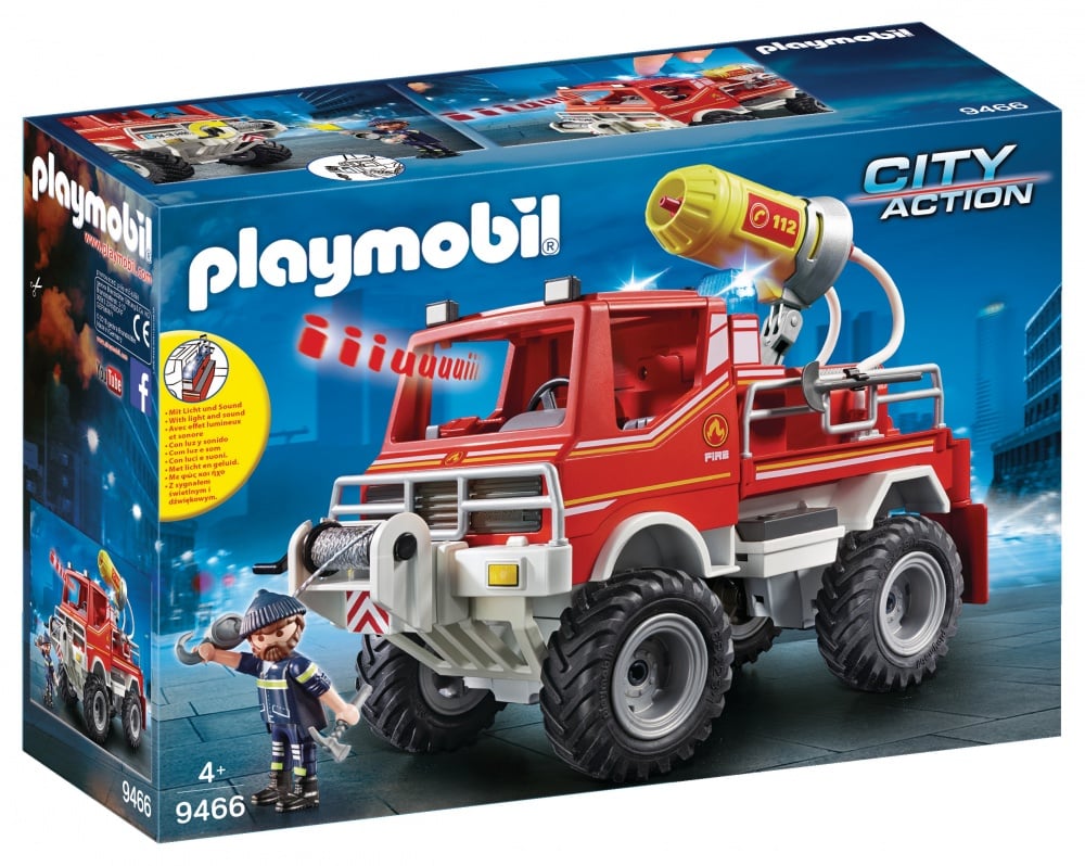 4x4 de pompier avec lance-eau - Playmobil® - City Action - 9466
