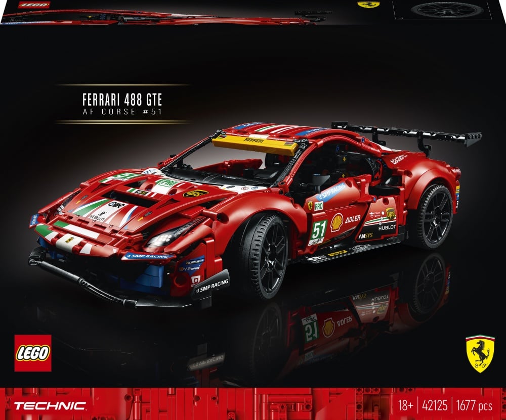 Ferrari 488 GTE â€œAF Corse #51â€? - LEGO® Technic - 42125