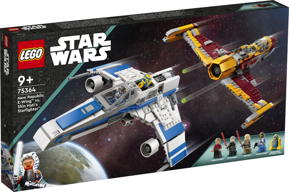 L’E-wing la Nouvelle République contre le Chasseur de Shin Hati - LEGO® STAR WARS - 75364