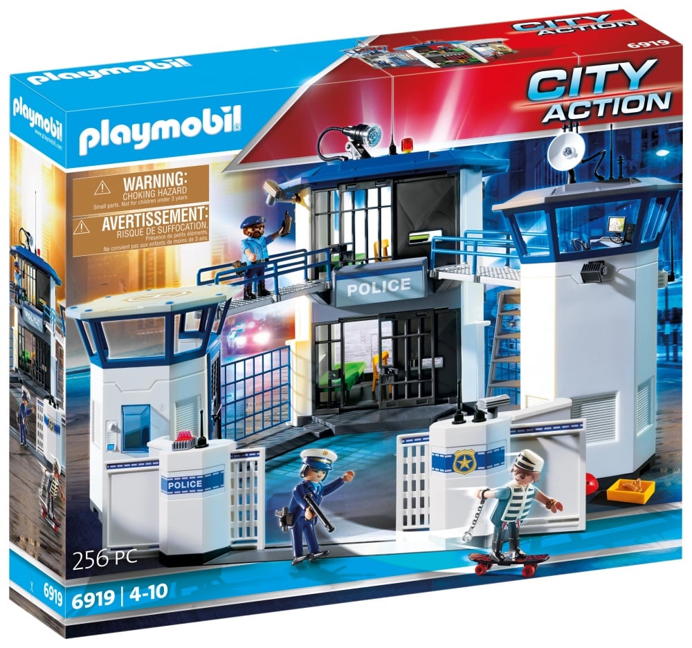 Commissariat de police avec prison  - Playmobil® - City Action - 6919