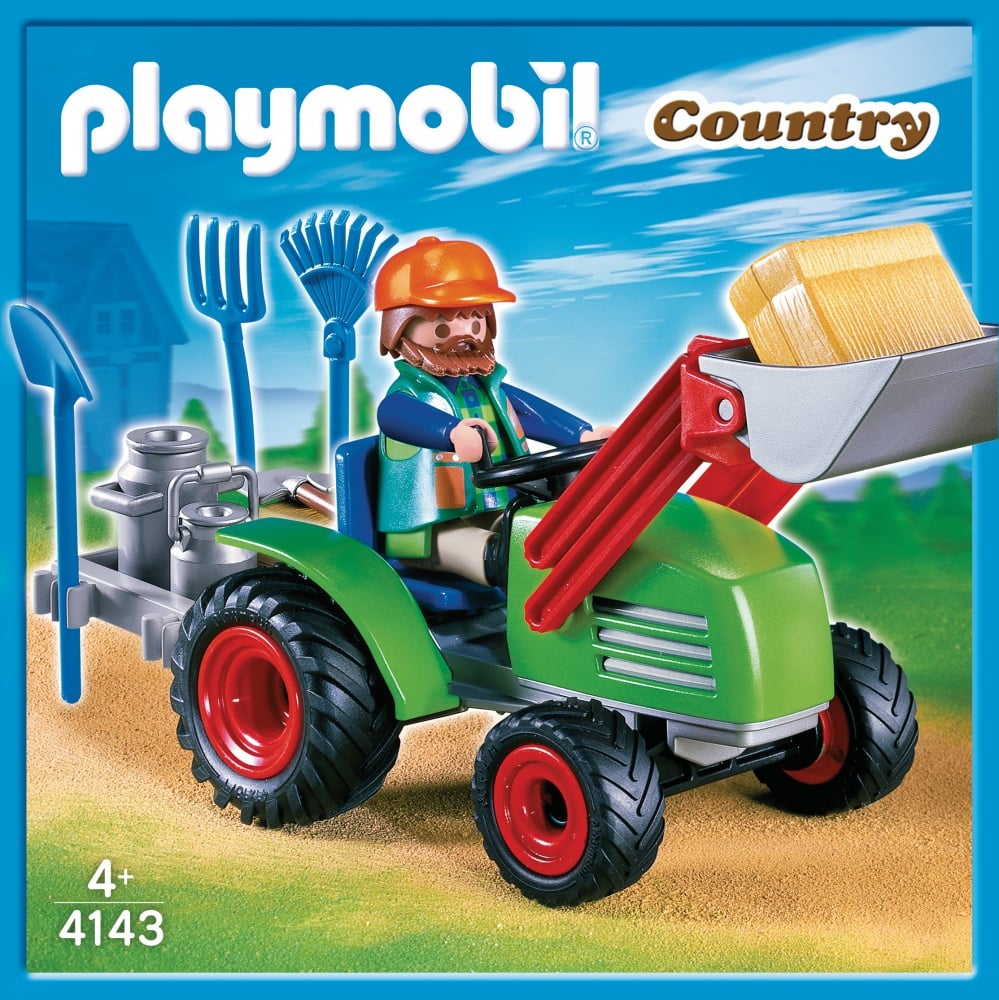 Playmobil Agriculteur avec tracteur