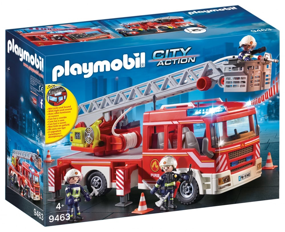 Camion pompiers échelle pivotante - Playmobil® - City Action - 9463