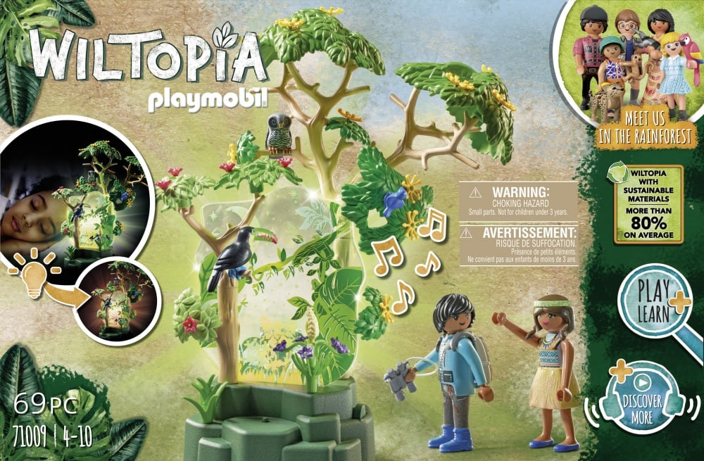 Forêt tropicale avec veilleuse - Playmobil® Wiltopia - 71009