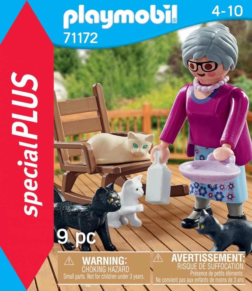 Grand-mère avec chats - Playmobil®Special plus - 71172