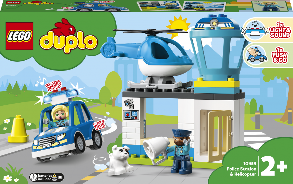 Le commissariat et l'hélicoptère de la police - LEGO® DUPLO® Rescue - 10959