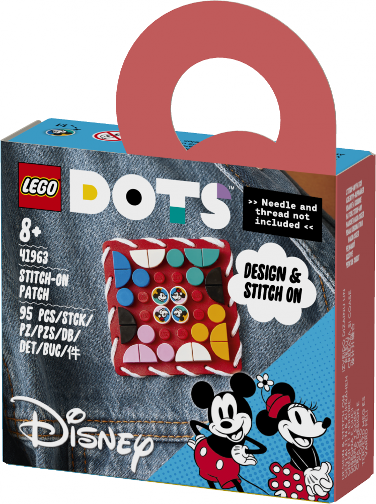 Plaque à coudre Mickey Mouse et Minnie Mouse - Lego Dots - 41963