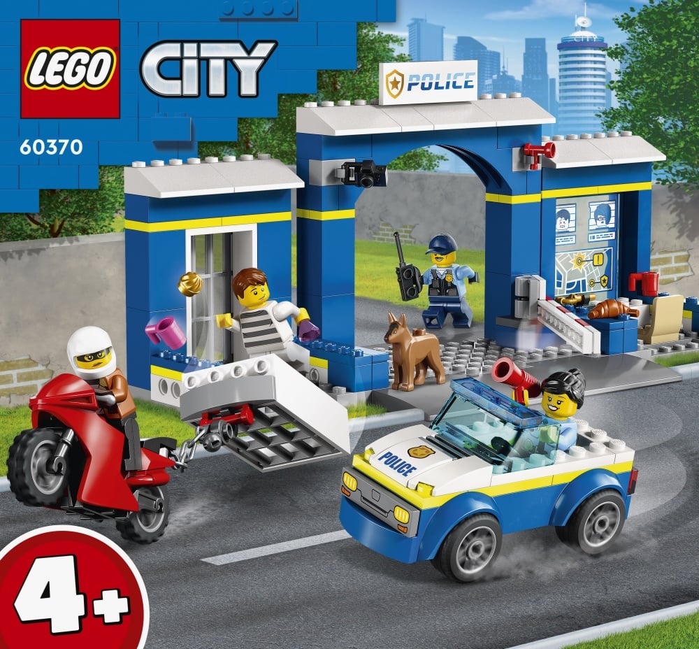 La course-poursuite au poste de police - LEGO® City - 60370