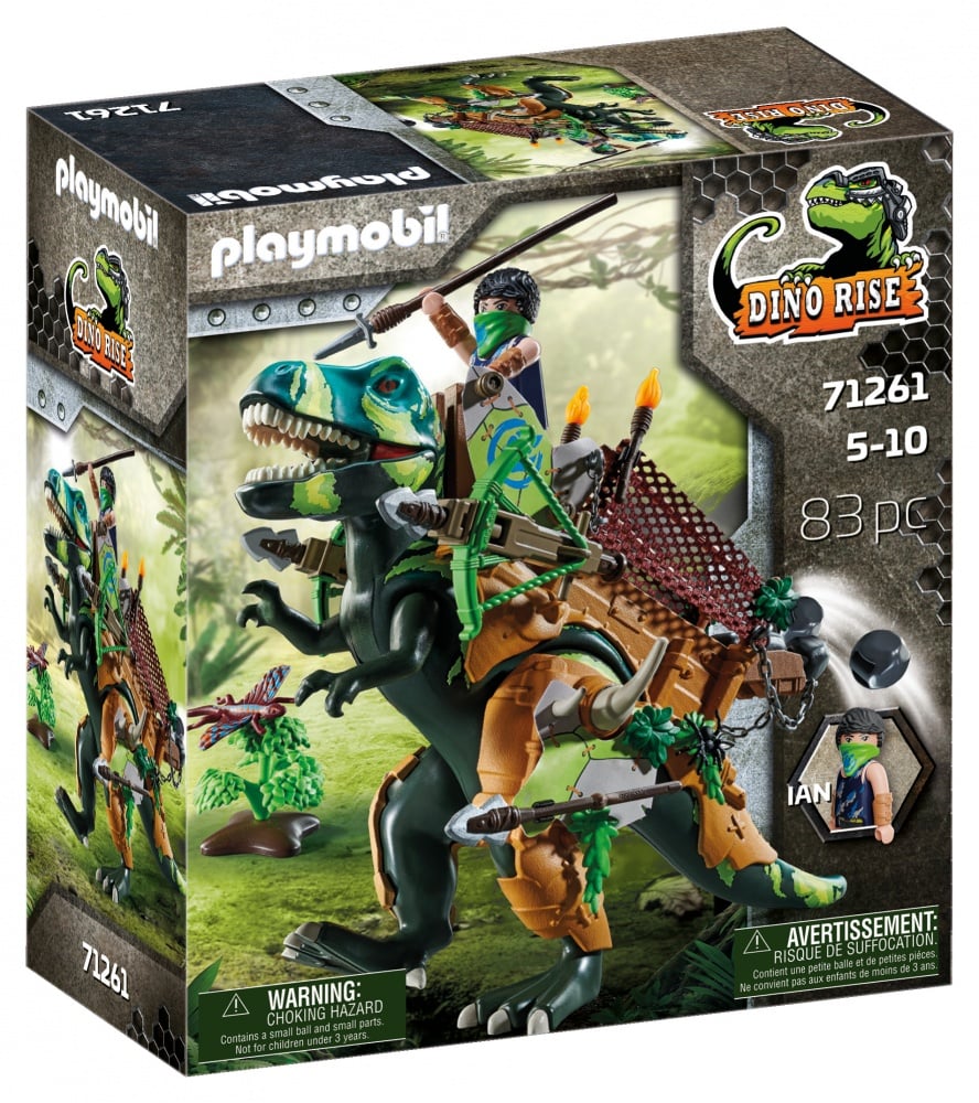 Tyrannosaure et soldat - Playmobil® - 71261