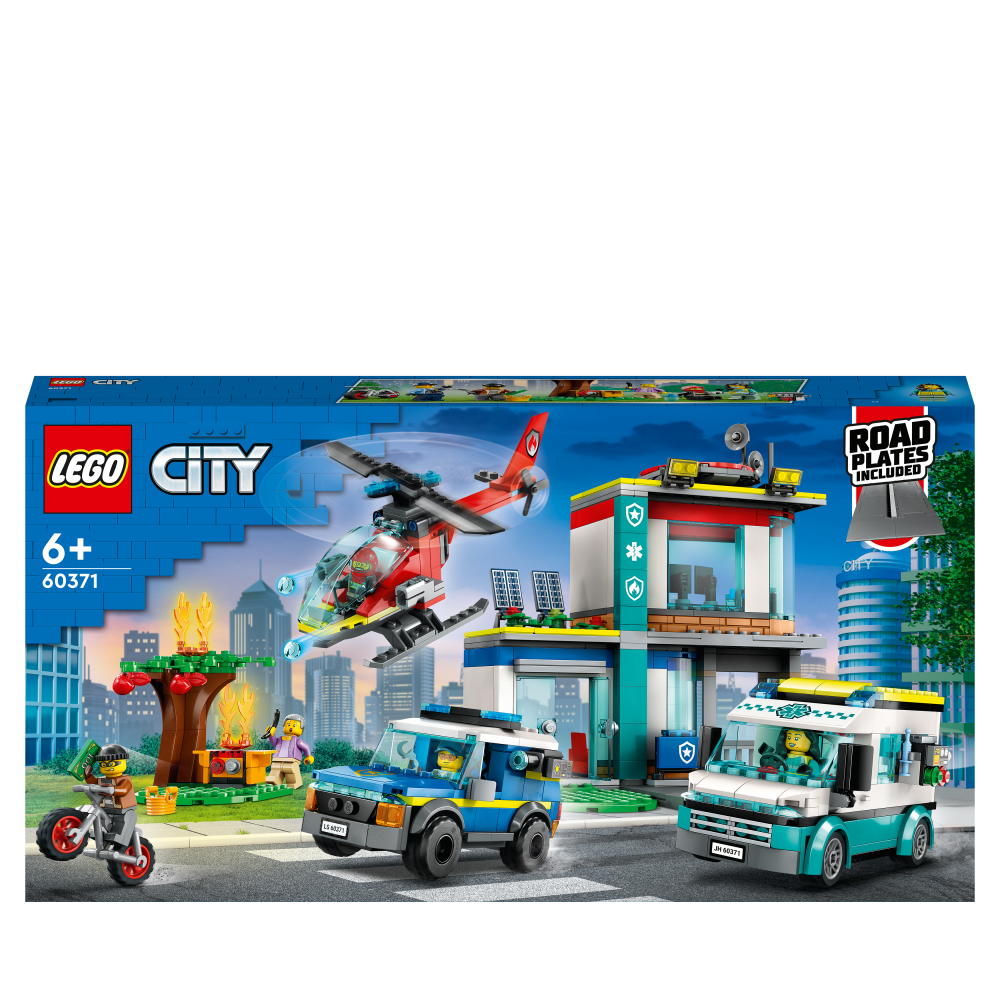 Le QG des véhicules d’urgence - LEGO® City - 60371