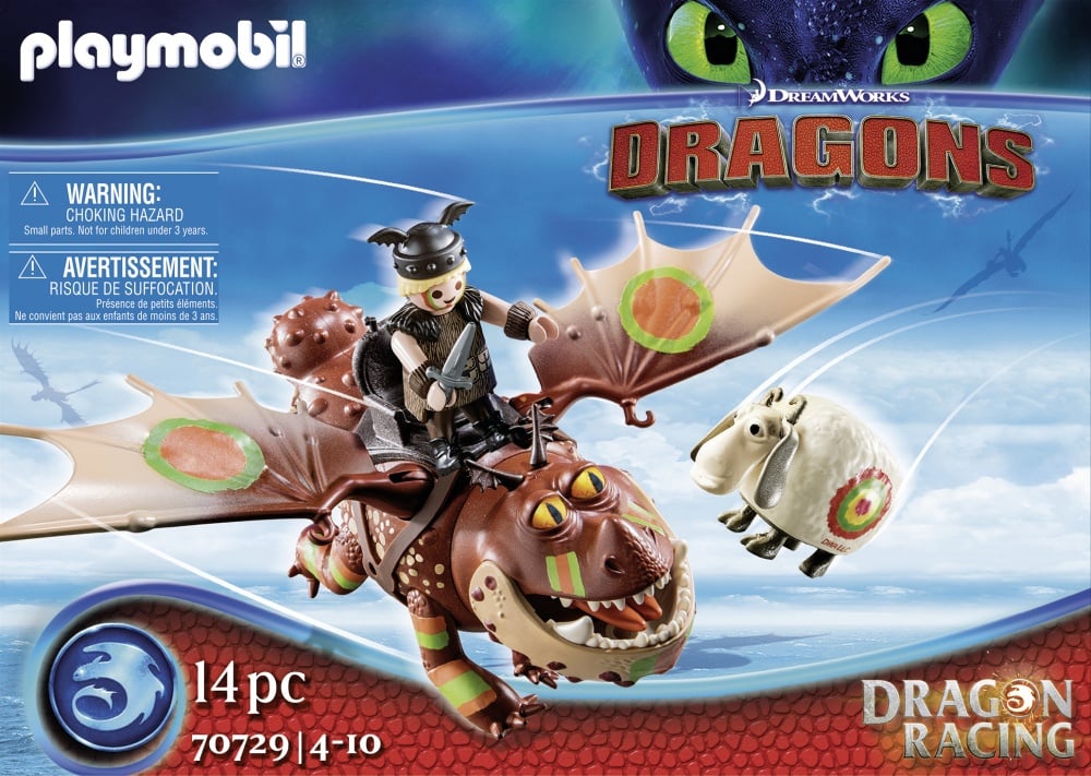 Playmobil Dragon Racing: Varek et Bouledogre