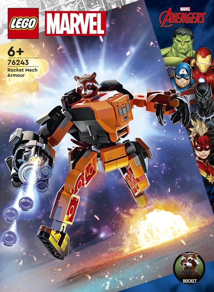 L’armure robot de Rocket - LEGO® Marvel Super Heroes™ - 76243