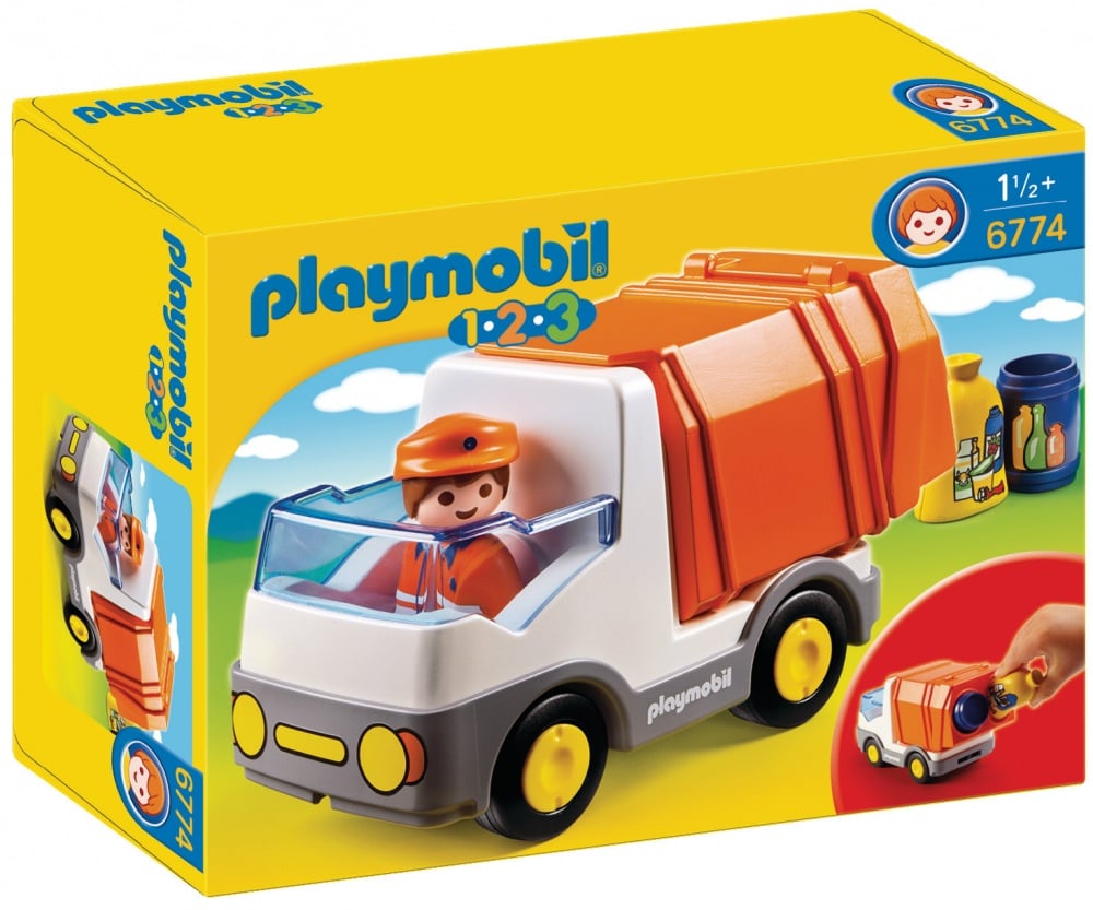 Camion poubelle  - Playmobil® - PLAYMOBIL 1.2.3 - 6774