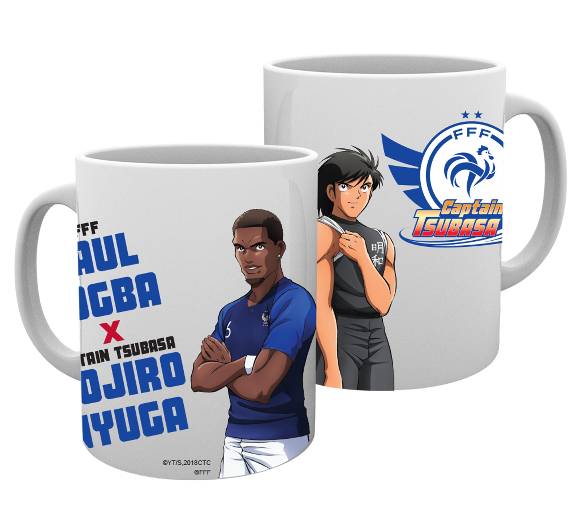 Mug Captain Tsubasa vs Paul Pogba