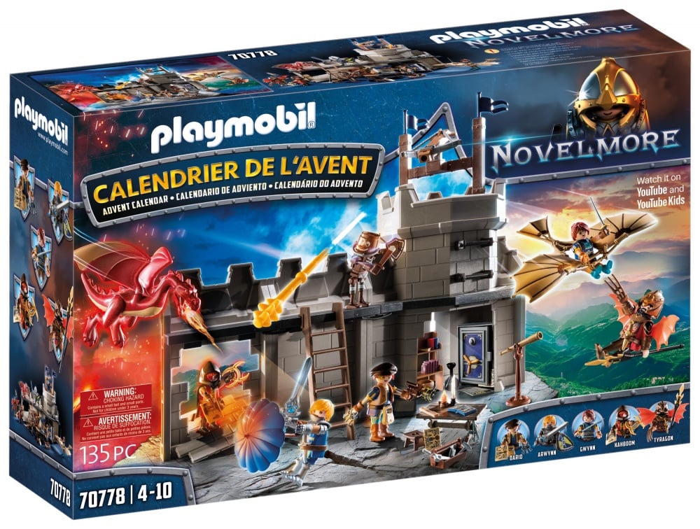 Calendrier Avent Chevaliers Novelmore 2021 - Playmobil - 70778