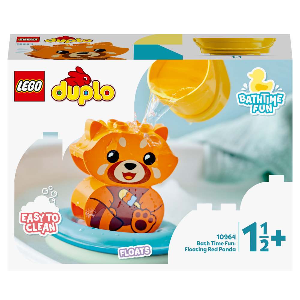 Jouet de bain : le panda rouge flottant - LEGO® DUPLO® Mes 1ers pas - 10964