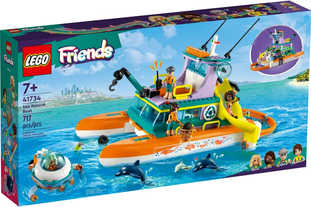 Le bateau de sauvetage en mer - LEGO® Friends - 41734