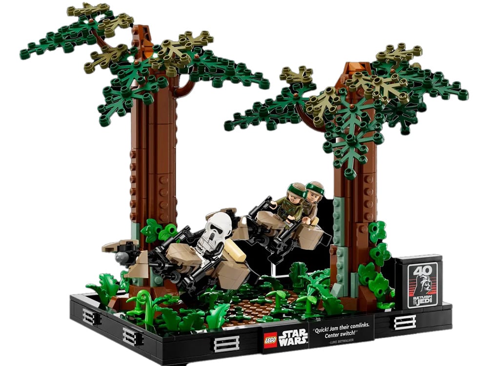 Diorama de la course-poursuite en speeder sur Endor™ - LEGO® Star Wars™ - 75353