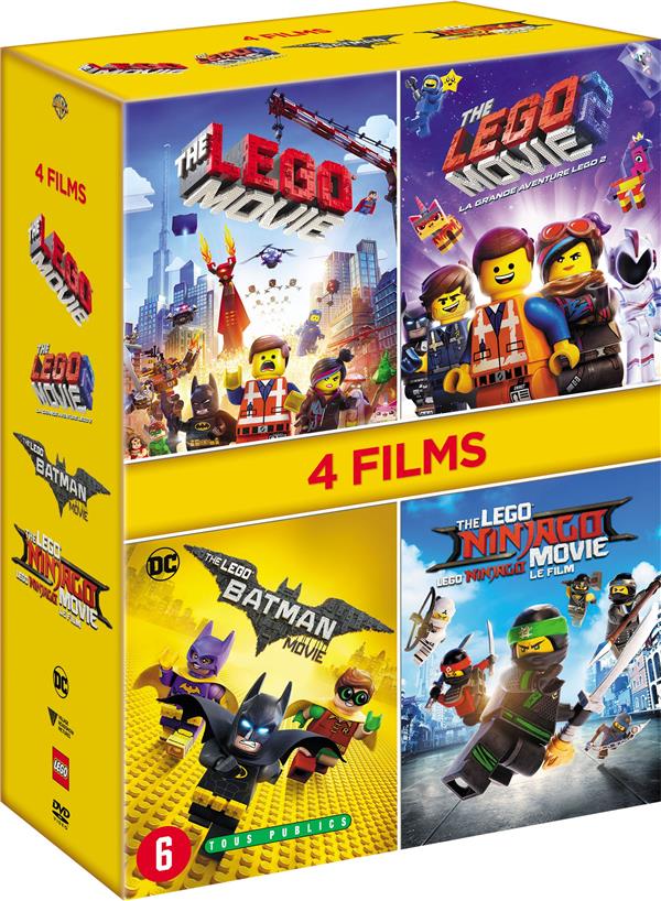 La Grande Aventure Lego 1 & 2 + Lego Ninjago : Le Film + Lego Batman