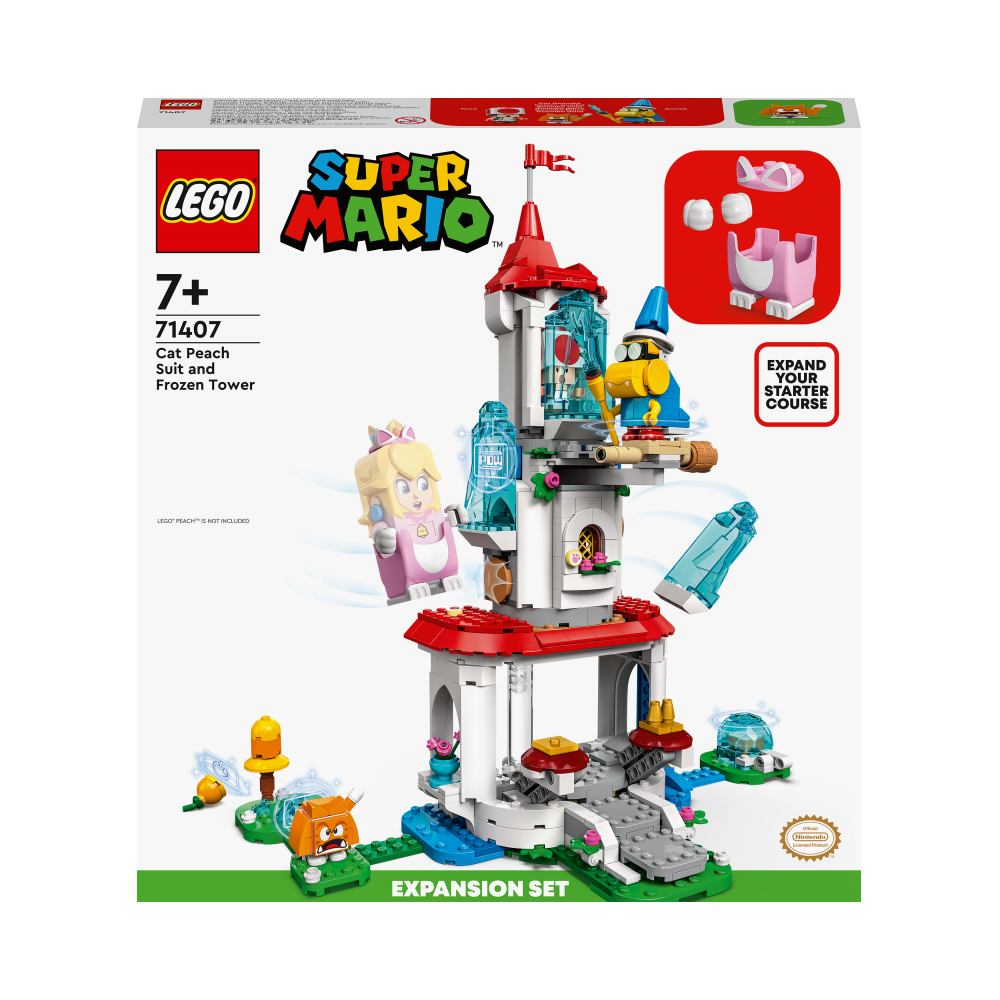 Ensemble d’extension La Tour gelée et le costume de Peach chat - Lego Super Mario - 71407-