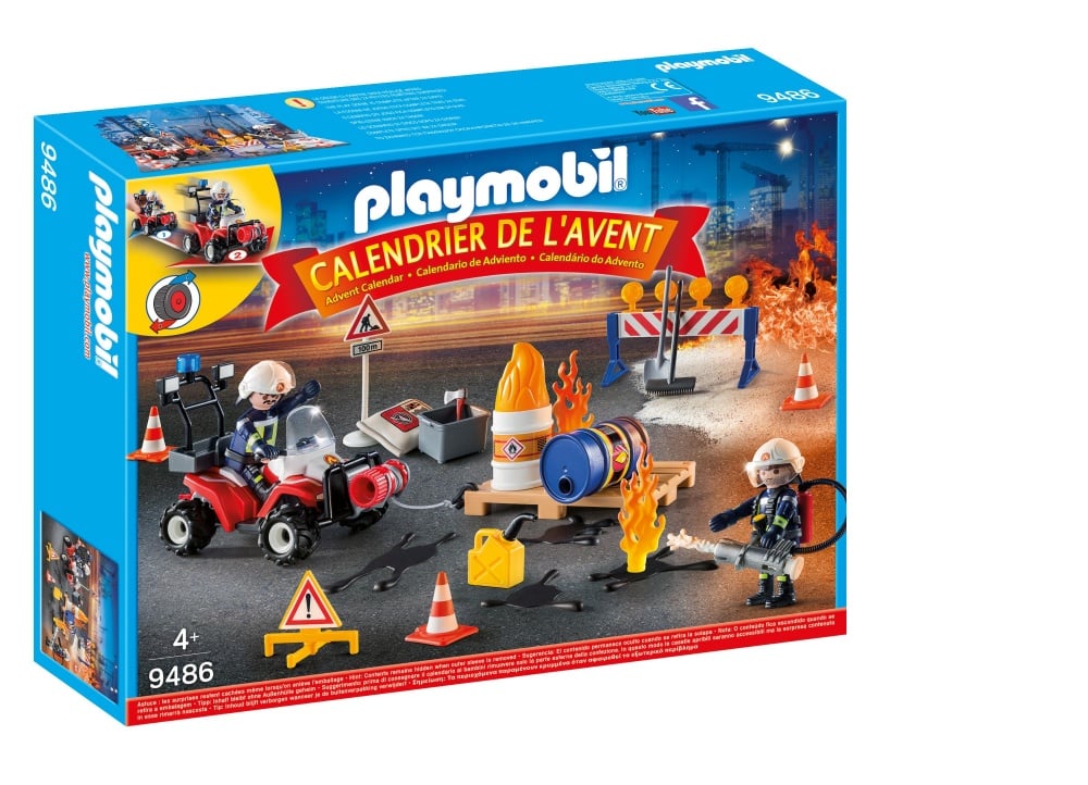 Calendrier de l'avent pompiers - 9486 - Playmobil