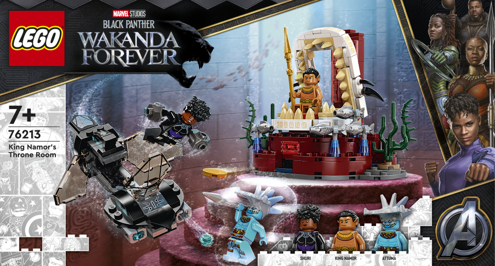 La salle du trône du roi Namor - LEGO® Marvel Super Heroes™  - 76213