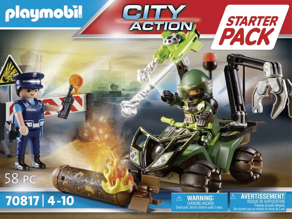 Starter Pack - Policier et démineur - Playmobil® - 70817